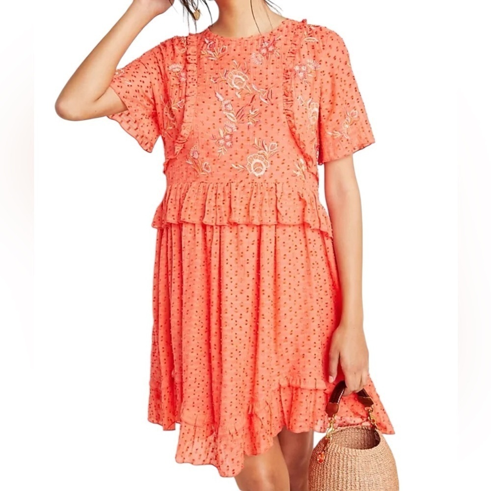 Anthropologie NEW Ranna Gill Basilia Embroidered Tunic